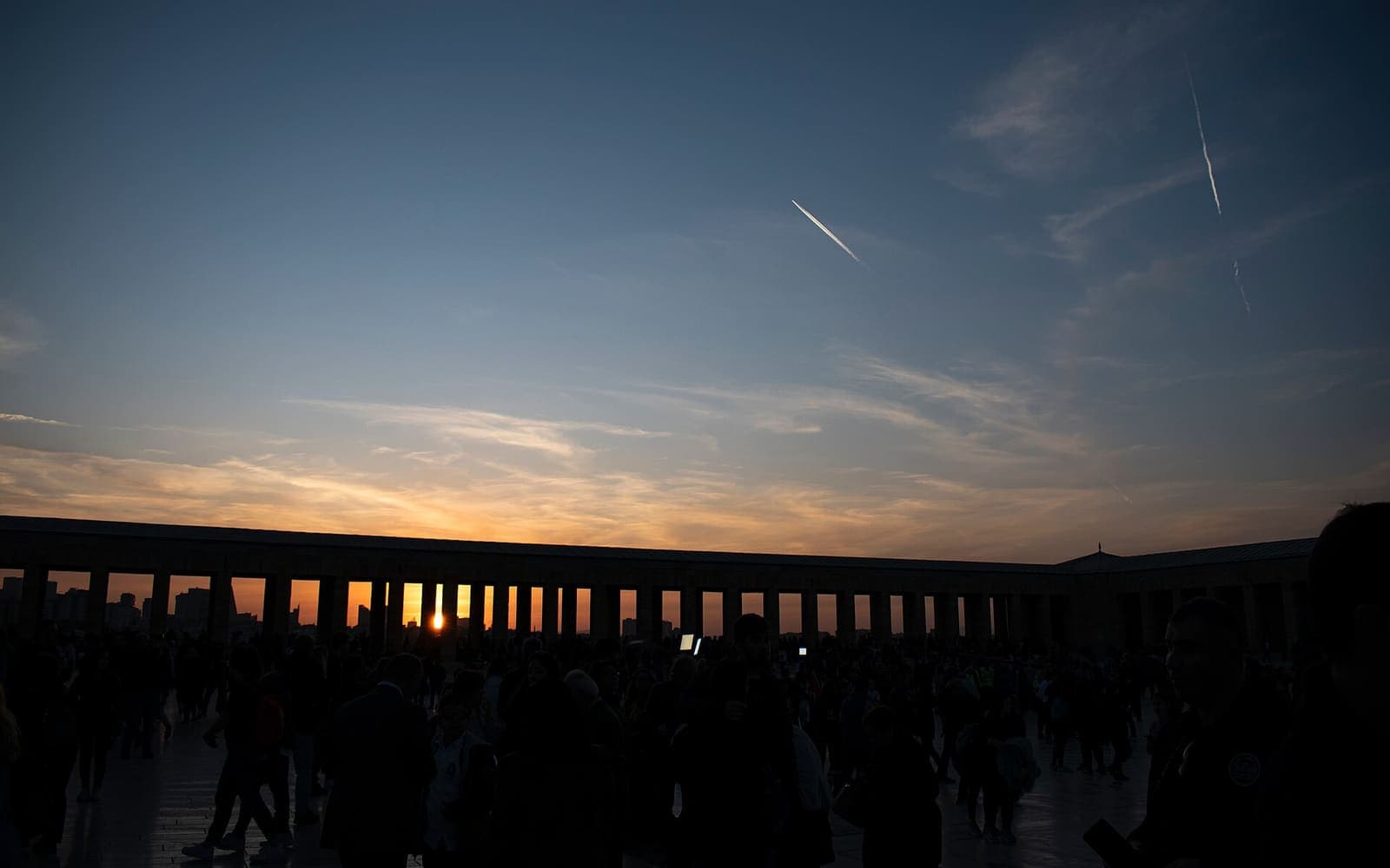 Anıtkabir in Ankara at sunset